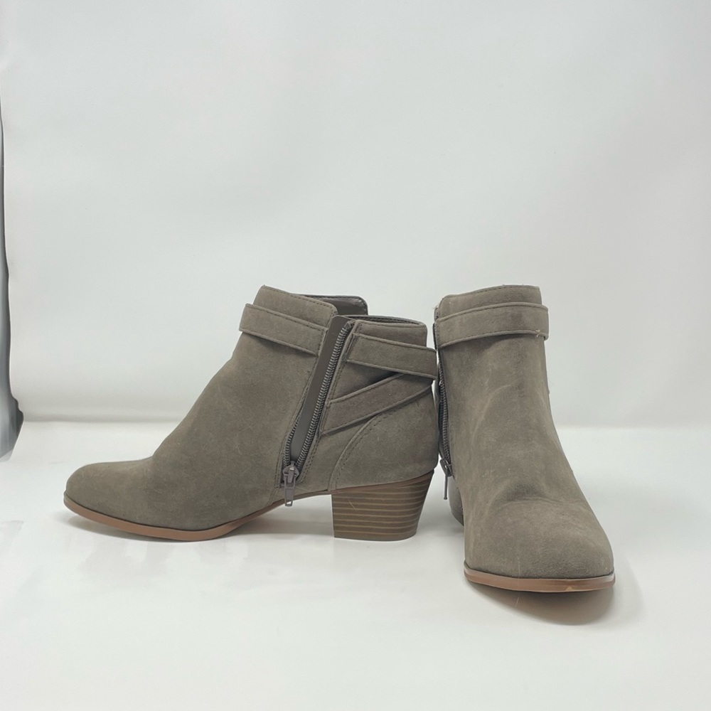 Giani Bernini Suede heeled ankle boots - grey, excellent condition - Picture 7 of 7